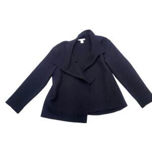 Two Star Dog 100% boiled Wool top button light jacket coatigan L Large